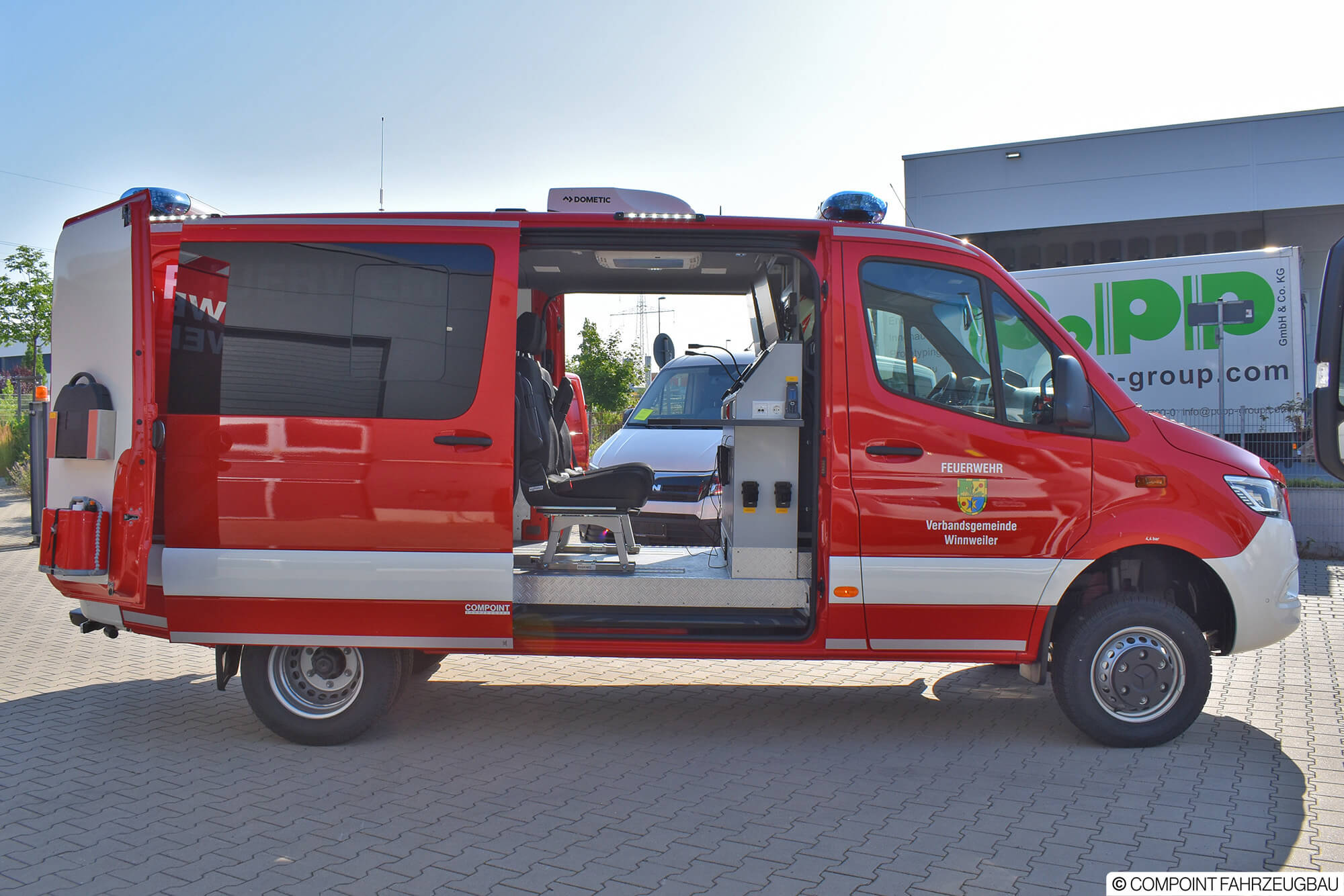 COMPOINT Fahrzeugbau - ELW Feuerwehr Trockau